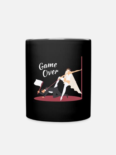 JGA Married - Game Over Bride - Bachelor - Mug uni - noir