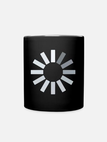 loading - Full Colour Mug - black