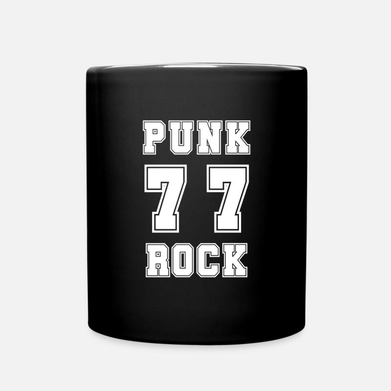 Punk Rock 77 - Tasse einfarbig - Schwarz