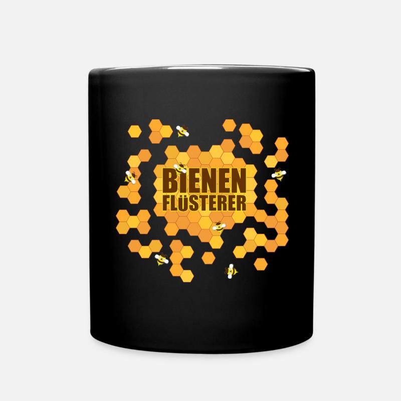Bienenflüsterer Bienen Imker Honig Geschenk - Tasse einfarbig - Schwarz