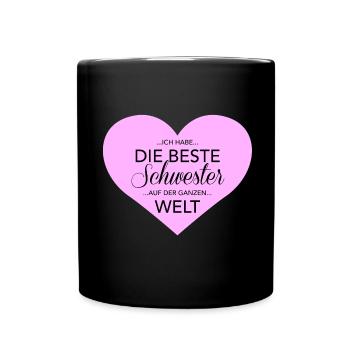 best sister - Full Colour Mug - black - Front