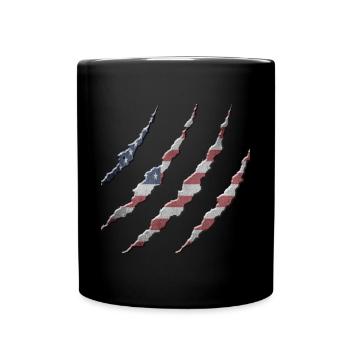 America - Full Colour Mug - black - Front