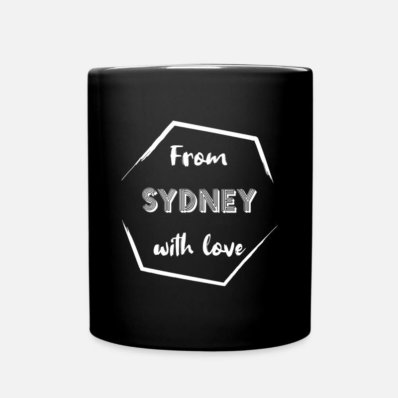 From Sydney with love - Tasse einfarbig - Schwarz