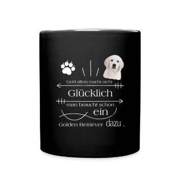 Chemise Golden Retriever - Mug uni - noir - Devant