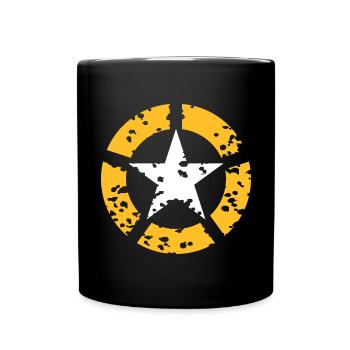 AVM STAR - Multicolor-Design - TRASH 5 CUT - 16x4 - Tasse einfarbig - Schwarz - Vorne