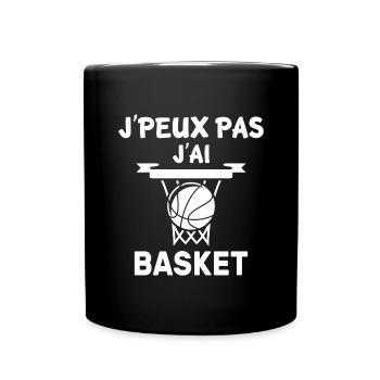 T-Shirt Humor ich kann nicht basketball - Tasse einfarbig - Schwarz - Vorne