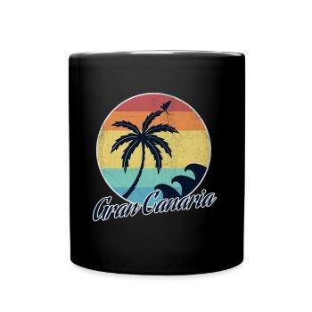 Gran Canaria - Full Colour Mug - black - Front