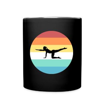 Pilates - Full Colour Mug - black - Front