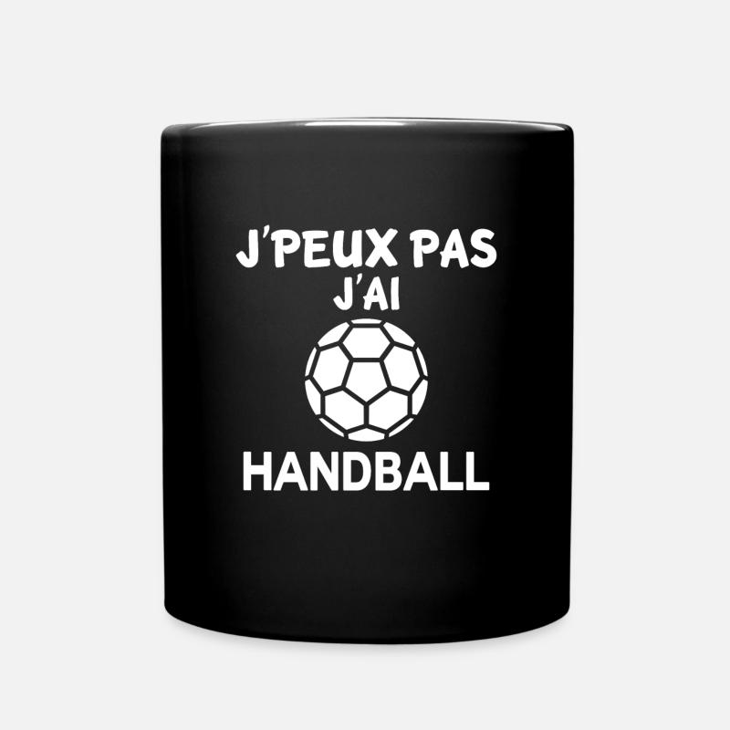 j'peux pas j'ai handball - Mug uni - noir
