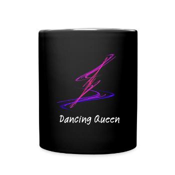 Reine de la danse - Mug uni - noir - Devant