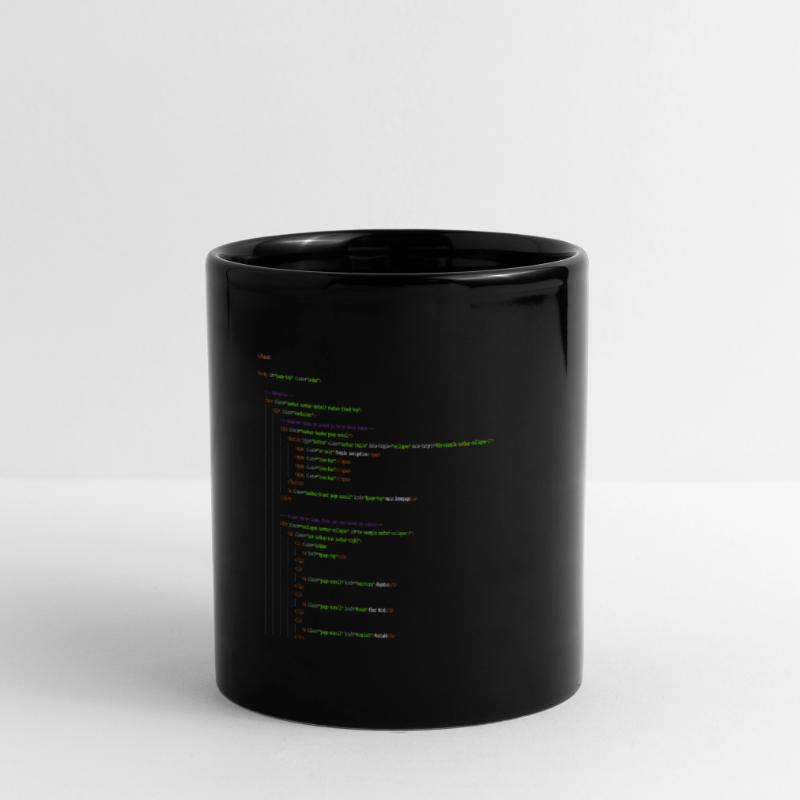 Programmation HTML. Chemise de ballot Mug uni