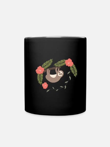 Lazy slot - Full Colour Mug - black