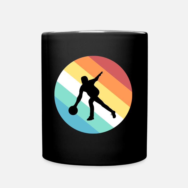 Bowling - Tasse einfarbig - Schwarz