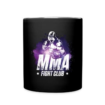 Gorilla MMA Kampfsport - Tasse einfarbig - Schwarz - Vorne