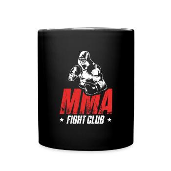 Gorilla MMA Kampfsport - Tasse einfarbig - Schwarz - Vorne