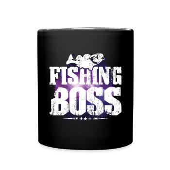 Patron de pêcheur de pêche - Mug uni - noir - Devant