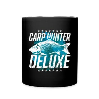 Carp Fishing Fishermen - Full Colour Mug - black - Front