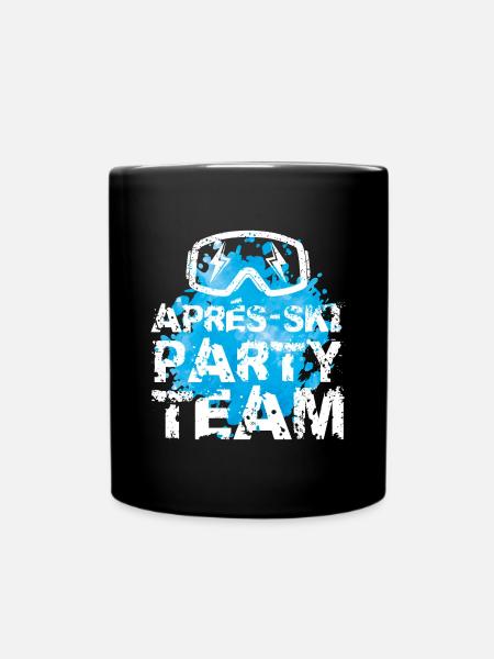 Après-Ski Spruch - Tasse einfarbig - Schwarz