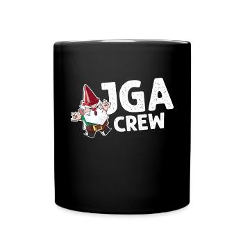 jga crew gartenzwerg - Tasse einfarbig - Schwarz - Vorne