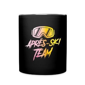 apres sli ski goggles colorful - Full Colour Mug - black - Front
