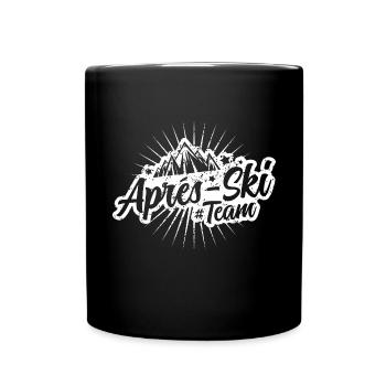 apres ski team mountains - Full Colour Mug - black - Front