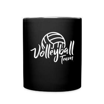 Volleyball team - Full Colour Mug - black - Front