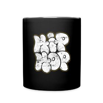 Hip hop Musik - Tasse einfarbig - Schwarz - Vorne