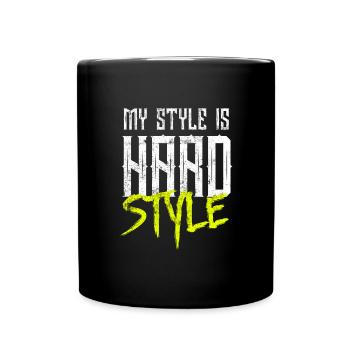 Musique hardstyle - Mug uni - noir - Devant
