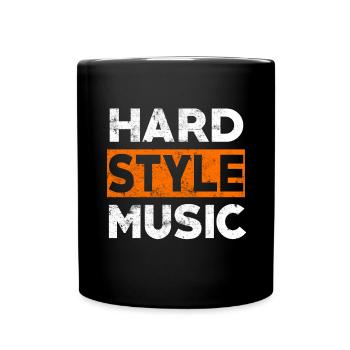 Musique hardstyle - Mug uni - noir - Devant