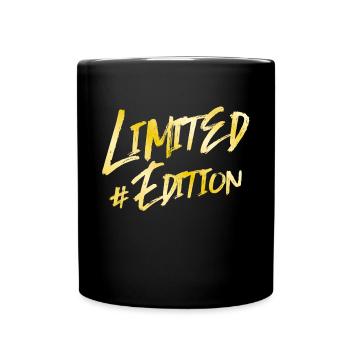 édition limitée or - Mug uni - noir - Devant