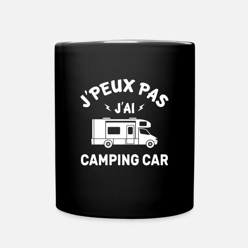 J’peux pas j’ai camping car - Mug uni - noir