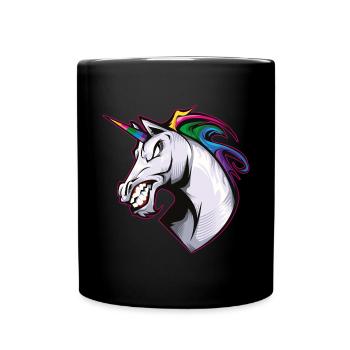 Unicorn Beast - Tasse einfarbig - Schwarz - Vorne