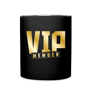 membre VIP or - Mug uni - noir - Devant