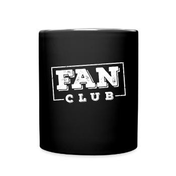 fan club - Full Colour Mug - black - Front