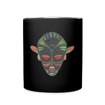 afrique - Mug uni - noir - Devant