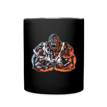 Gorilla Beast Workout Gym Power Muscles - Mug uni - noir - Devant