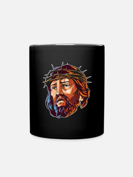 Tête de Jésus-Christ - Mug uni - noir