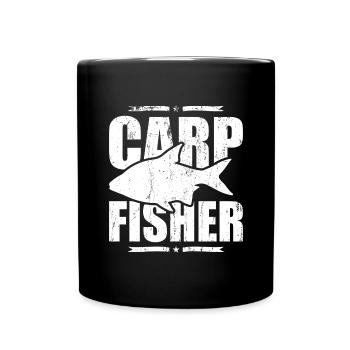 Équipe de pêche de Carp Fishen - Mug uni - noir - Devant
