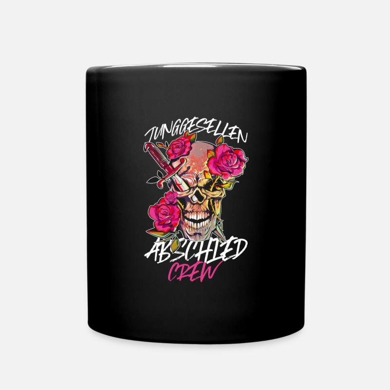 Jga Totenkopf Crew Junggesellenabschied - Tasse einfarbig - Schwarz