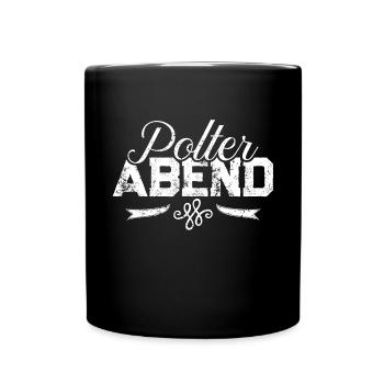 Polterabend Team Bräutigam - Tasse einfarbig - Schwarz - Vorne