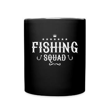 fishing squad - Full Colour Mug - black - Front
