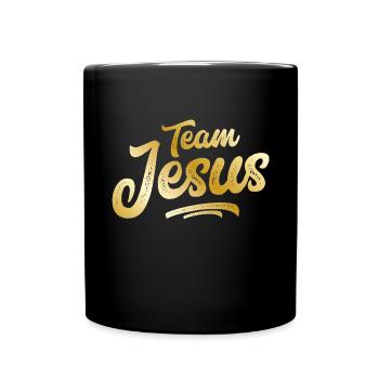 Équipe Jesus Christ Faith - Mug uni - noir - Devant