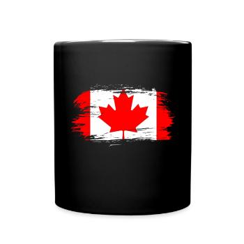 Canada flag - Full Colour Mug - black - Front