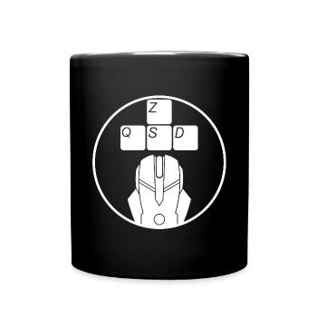 ZQSD - Tasse einfarbig - Schwarz - Vorne
