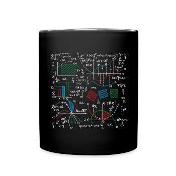 Enthusiast for mathematical formulas - Full Colour Mug - black - Front