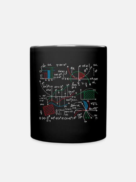 Amoureux des équations mathématiques maths - Mug uni - noir