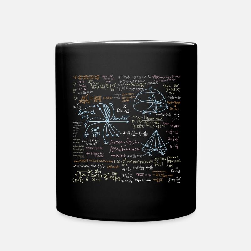 Funny math formula - Full Colour Mug - black