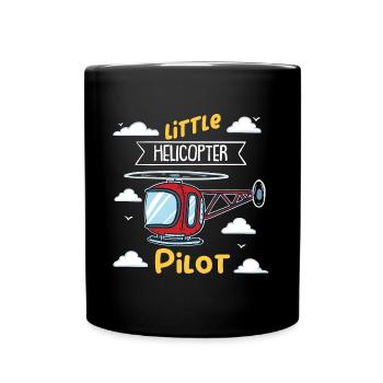 Little helicopter pilot | Small helicopter - Full Colour Mug - black - Front