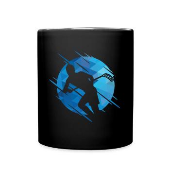 Floorball Floorball Floorball Player - Full Colour Mug - black - Front