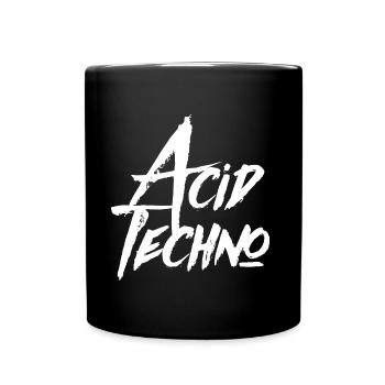 ACID TECHNO ACIDTECHNO - Tasse einfarbig - Schwarz - Vorne